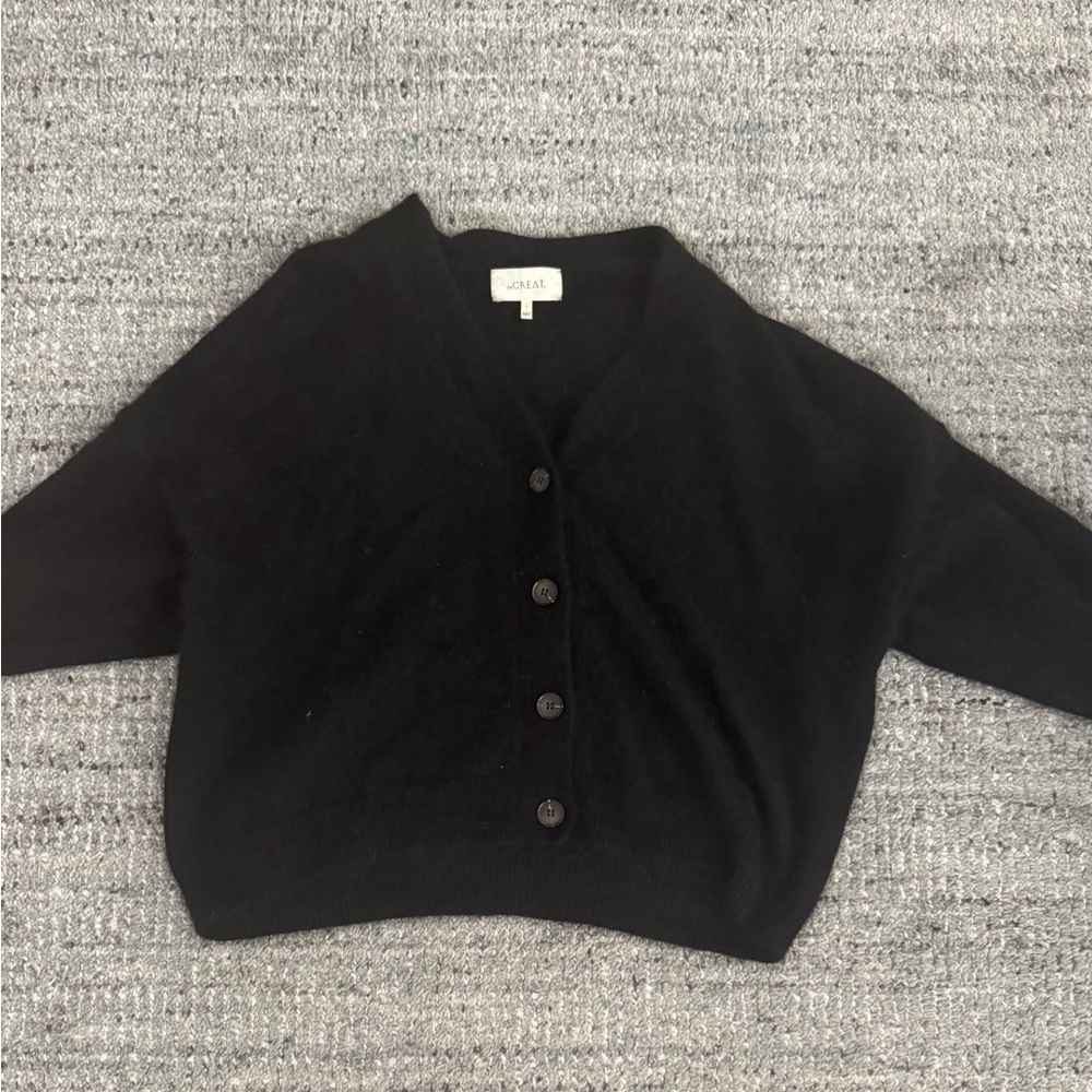The Great Black Angora Women's Cardigan